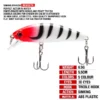 0b5e4c710c2e9078d1b8841600f69cbb 5PCS Minnow Fishing Lure Set