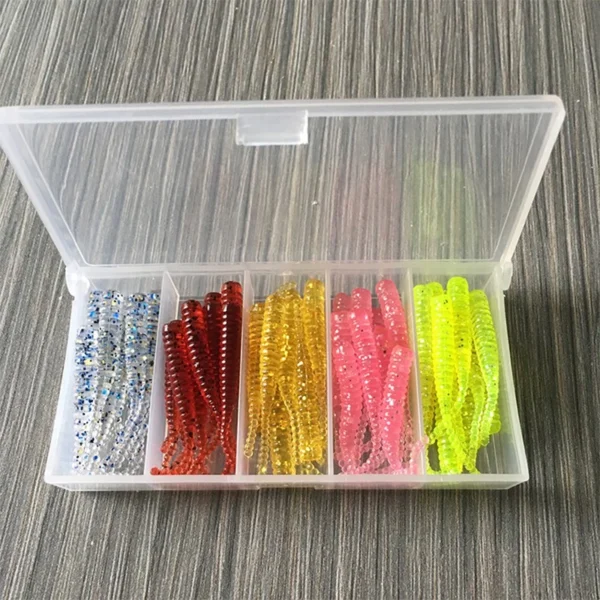 37eb20886eda7908b4471490a36176eb Soft Grub Fishing Lure Set