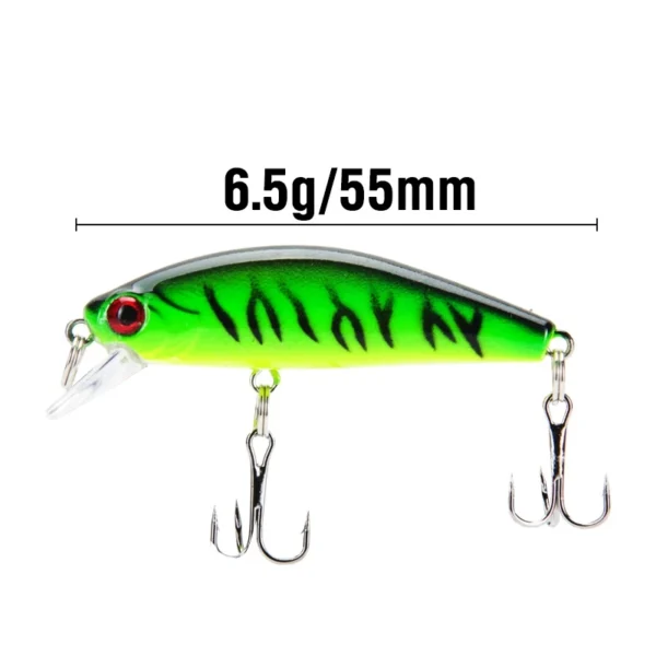 3bdb8aeadb916456bba188aefbfbd07a 5PCS Minnow Fishing Lure Set