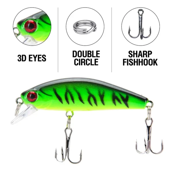 ce9b2f0880ab274170ae1be91bcb2c63 5PCS Minnow Fishing Lure Set