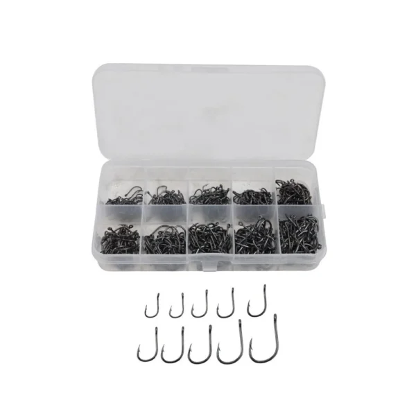 500PCS High Carbon Fishing Hooks Set