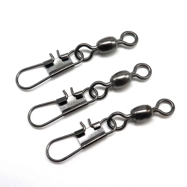 5e97801ab124f12943dbe014c55e5e0a 30PCS Fishing Swivel Snap Connector Set