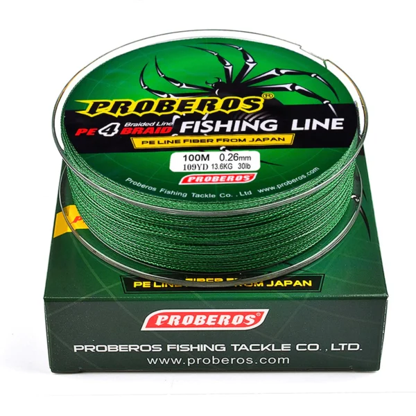 71dcc029f2dc3fd6f99774e6158b95e7 PROBEROS PE4 Braided Fishing Line 100M