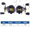 87db6bd9568489b7294077eb343debb7 LA3000 High Speed Bait Casting Reel