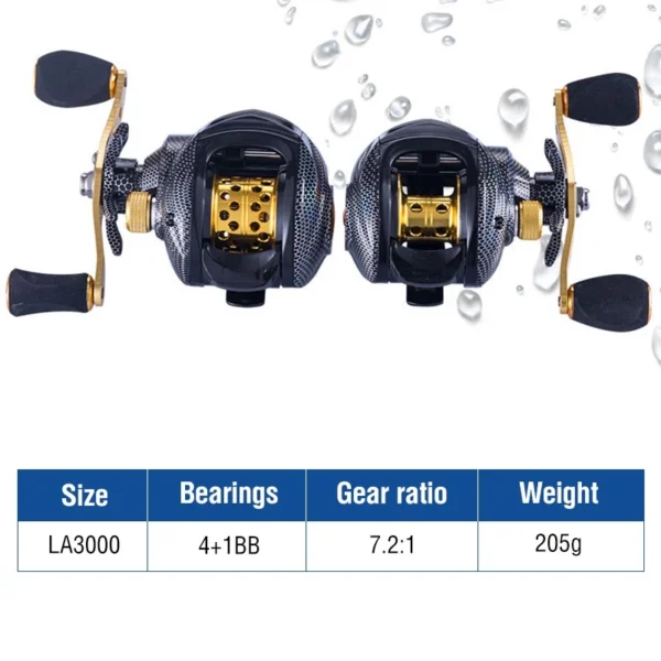 87db6bd9568489b7294077eb343debb7 LA3000 High Speed Bait Casting Reel