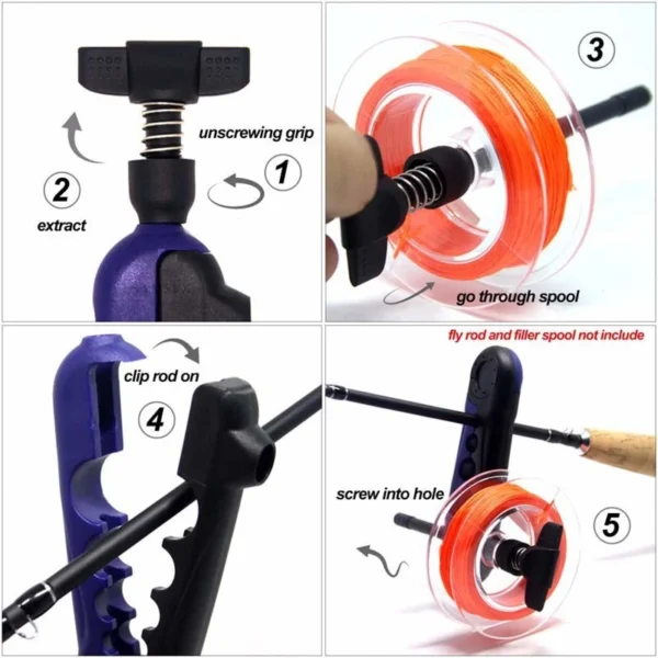 bee3e429901b9ca2d642bca74124546c Portable Fishing Line Spooler Rod Winder