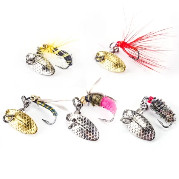 cn-11134207-7r98o-lt3ow75e0sktc7 5PCS Fly Insect Spinner Lure Kit