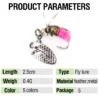cn-11134207-7r98o-lt3ow75e3lpp57 5PCS Fly Insect Spinner Lure Kit