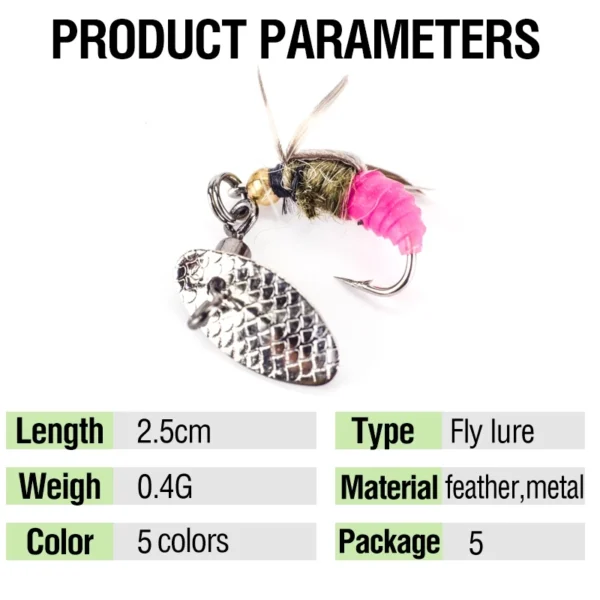cn-11134207-7r98o-lt3ow75e3lpp57 5PCS Fly Insect Spinner Lure Kit