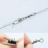 e085cb9f256b0e15182901f5c233d781 30PCS Fishing Swivel Snap Connector Set