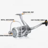 ea6902f6c0a6142c168a504670be0c7f High Speed Spinning Fishing Reel 8KG Max Drag