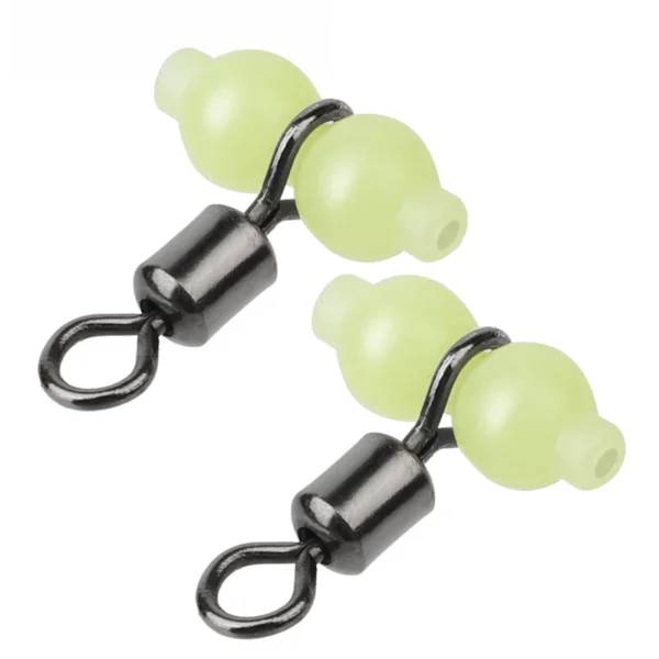 10PCS Luminous Rolling Swivel Connector Set
