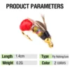 8PCS Fly Fishing Flies Kit